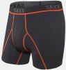 SAXX Kinetic HD Sport Boxershort Zwart/Rood online kopen
