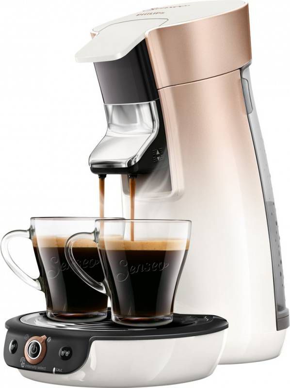 Krimpen Laat je zien Rimpelingen Senseo Philips ® Viva Café Duo Select Koffiepadmachine Hd6566/30 Roze/koper  - Tvs.nl