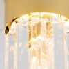 Orion LED plafondlamp Prism, kristalglas, &#xD8, 10cm, goud online kopen