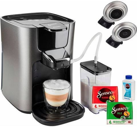 Senseo Koffiepadautomaat HD6574/50 Latte inclusief gratis toebehoren waarde van - Tvs.nl