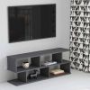 Homemania Tv meubel Su 120x29, 6x45 Cm Antraciet online kopen