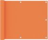 VidaXL Balkonscherm 75x400 Cm Oxford Stof Oranje online kopen