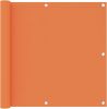 VidaXL Balkonscherm 90x600 cm oxford stof oranje online kopen