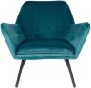 Wants and Needs fauteuil draw leder grijs leder 78 x 80 x 76 online kopen