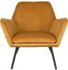 Wants and Needs fauteuil draw leder grijs leder 78 x 80 x 76 online kopen